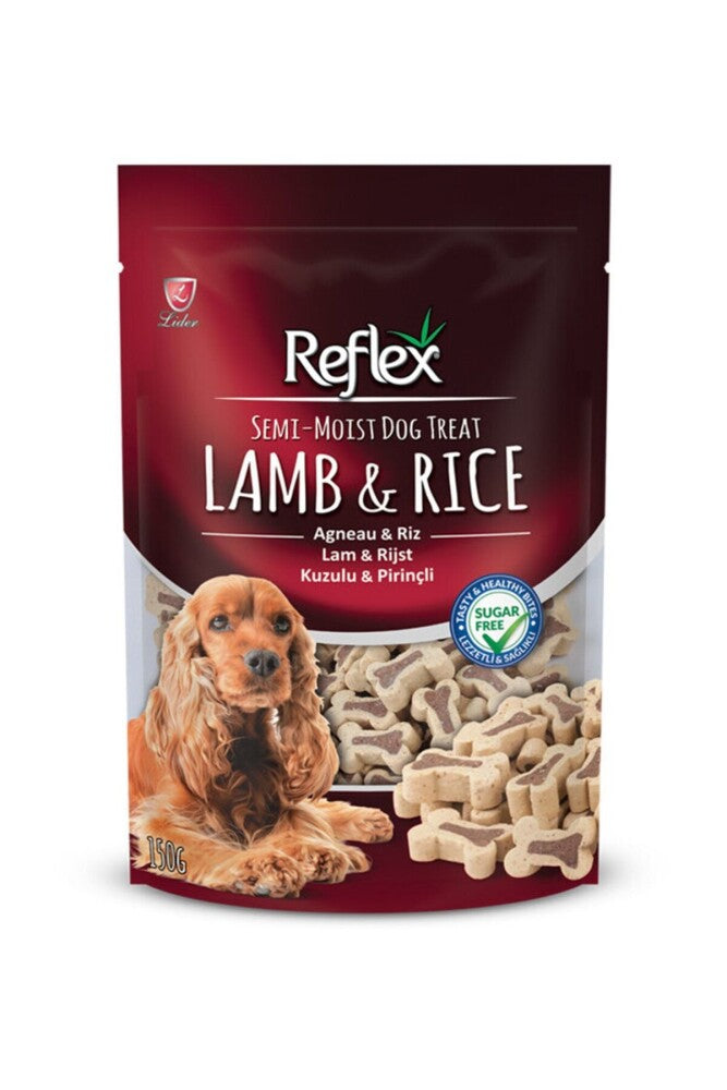 Reflex Plus Kuzu Etli Ve Pirinçli Küçük Irk Köpek Ödülü 150 GR | SRC: Barcode: 8698995025270